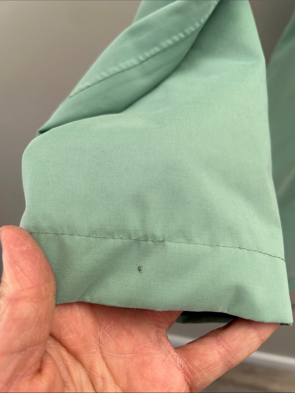Outback Trading Co Mint Green Waterproof Rain Mint Teal Anorak Hooded Jacket - Picture 12 of 13